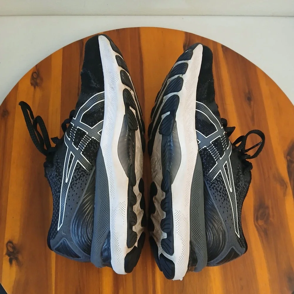 ASICS Gel-Nimbus 23 Womens 8.5 Black Running Shoes Sneakers 1012A885